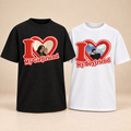 Camiseta Oversized Personalizada "I Love My Girlfriend/Boyfriend"